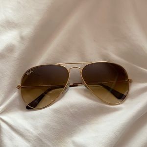 brown ray ban aviators